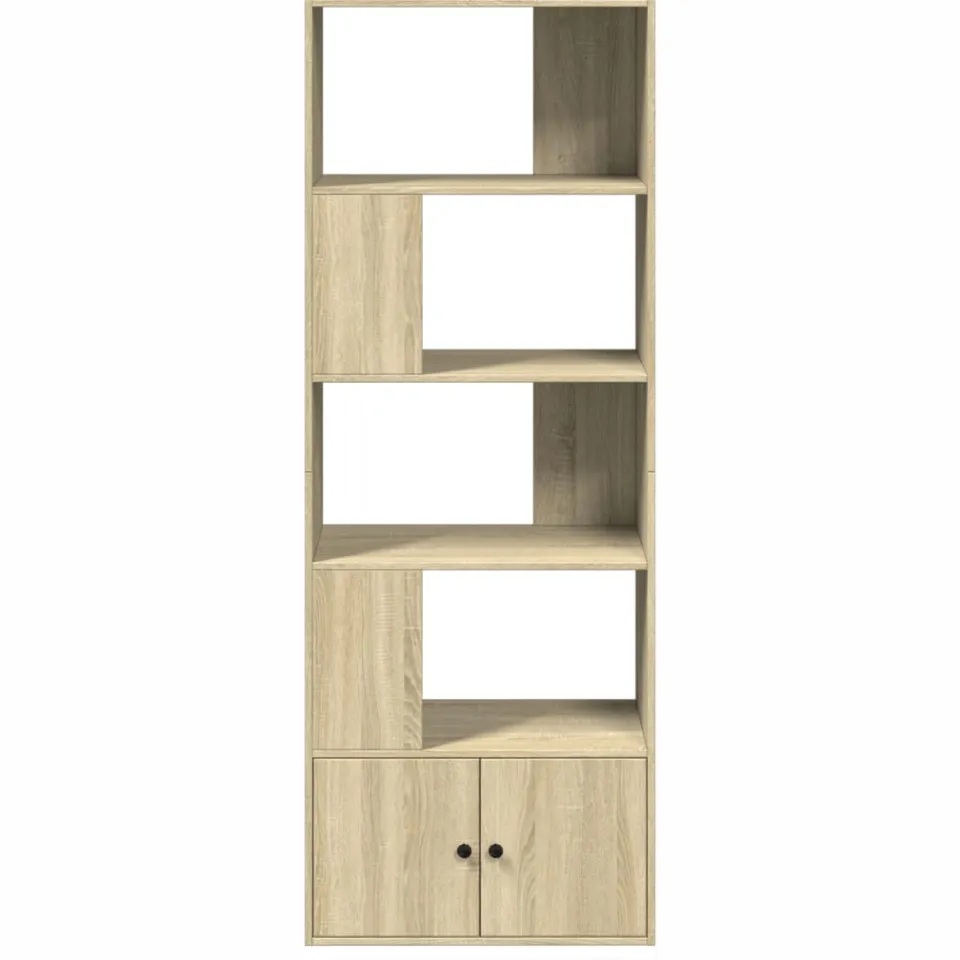 vidaXL Boekenkast 70x36x189 cm bewerkt hout sonoma eikenkleurig Bruin