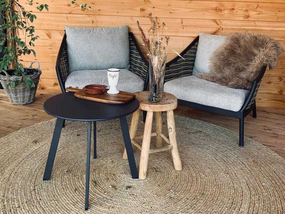 Apple Bee Milou lounge tuinstoel grijs, foto 4