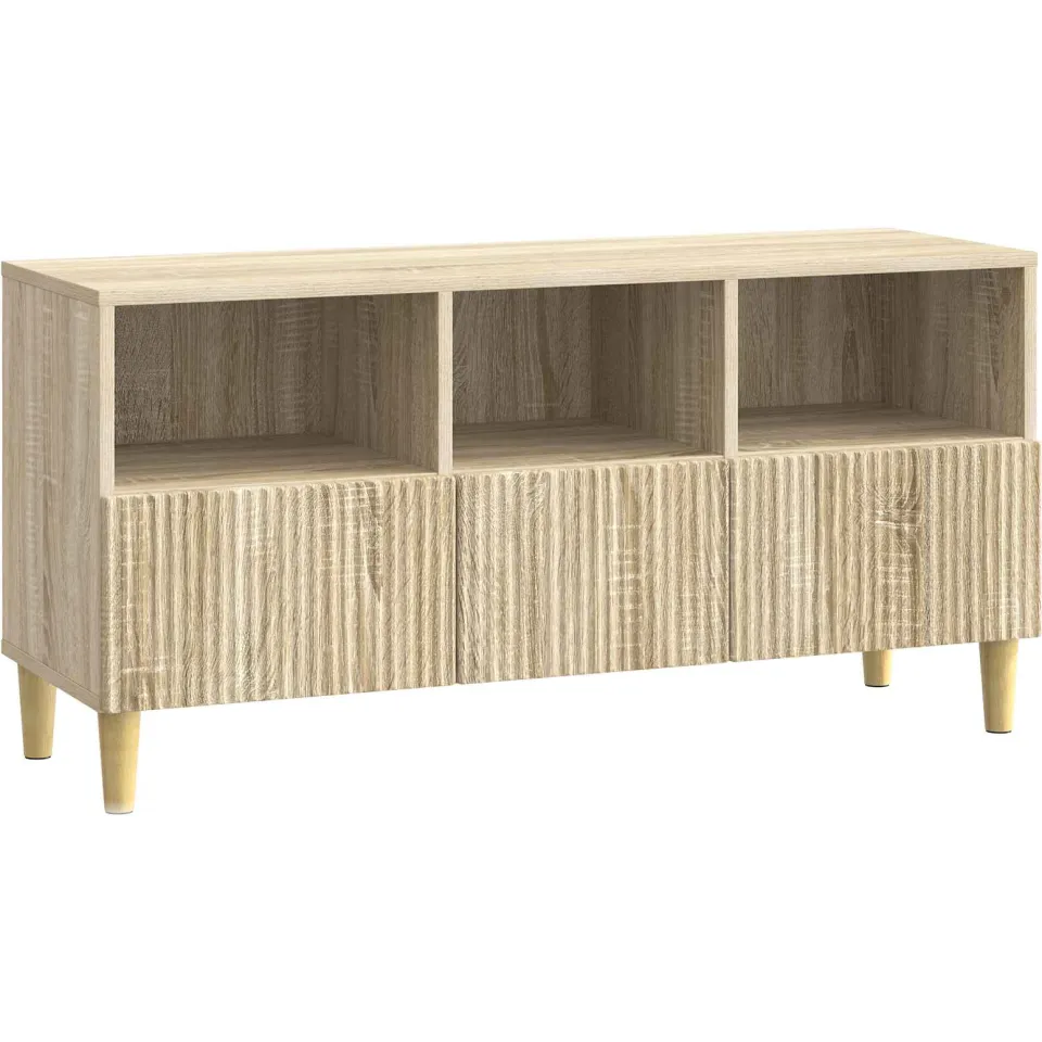 vidaXL TV-kast 102 x 34,5 x 50 cm Sonoma Eiken Bewerkt hout, foto 3