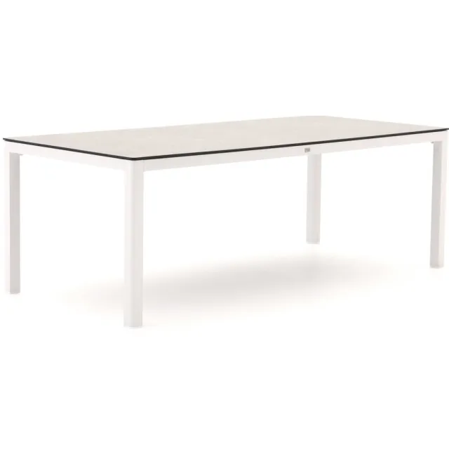 Bellagio tuinmeubelen Bellagio La Fonte dining tuintafel 220x100cm Wit