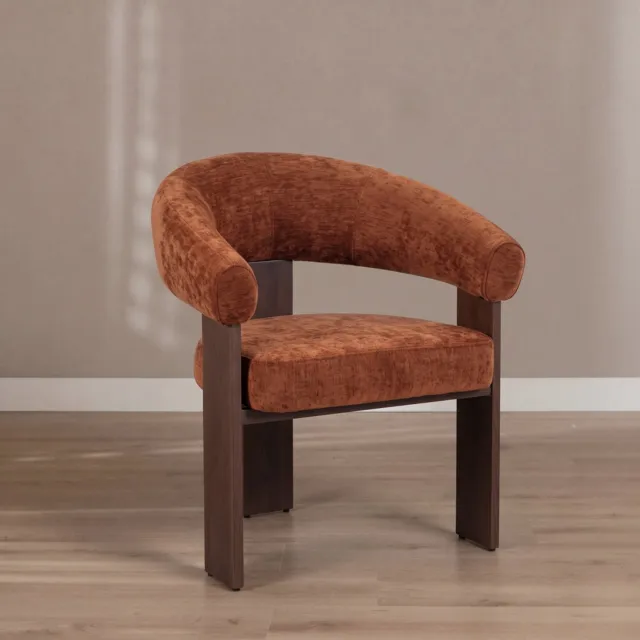 Bronx71 Fauteuil Liva velvet oker