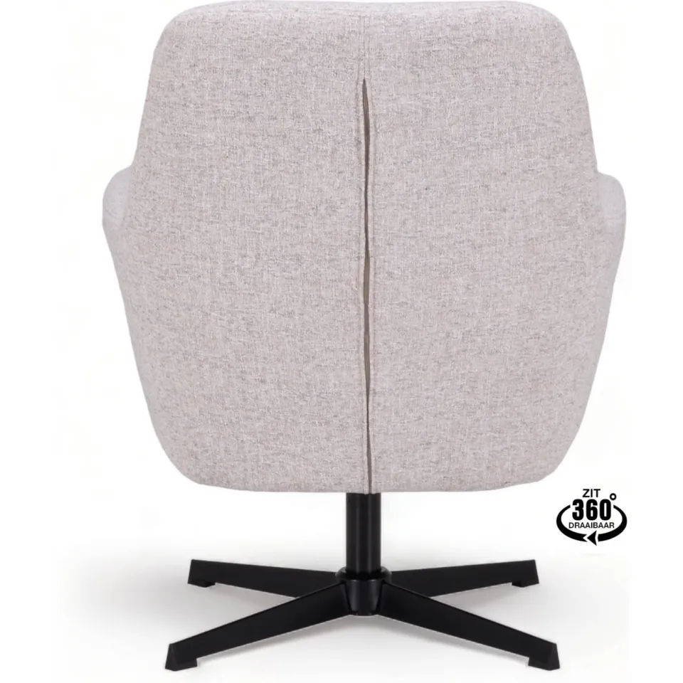 Wehkamp Home fauteuil licht grijs, foto 3
