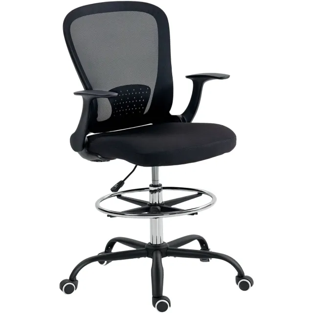 Homcom computerstoel - bureaustoel - 59x62x99-119H cm zwart