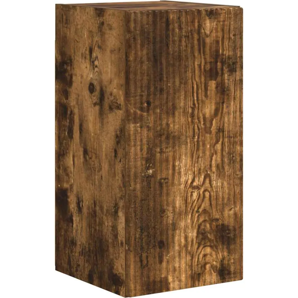 vidaXL TV Wandkast 30 x 31 x 60 cm Gerookt eiken Bewerkt hout, foto 3