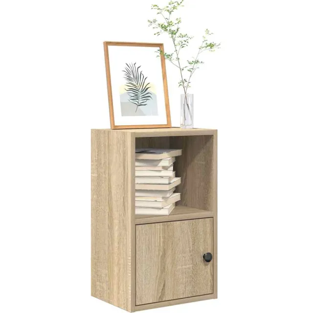 vidaXL Boekenkast 31x24x52 cm bewerkt hout sonoma eikenkleurig Bruin
