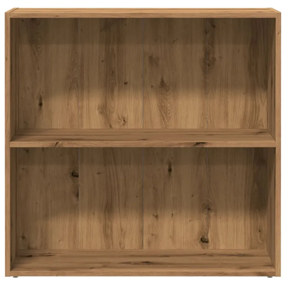 vidaXL Boekenkast 80x30x77 cm bewerkt hout artisanaal eikenkleurig, foto 4