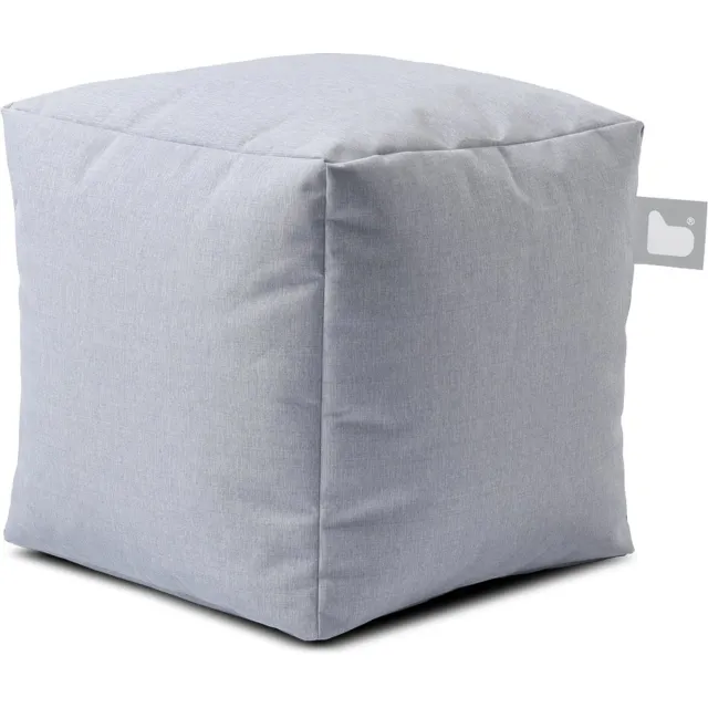 Extreme Lounging b-box pastel - vierkante poef - binnen & buiten - UV- en waterbestendig - 40x40cm - Pastel blue