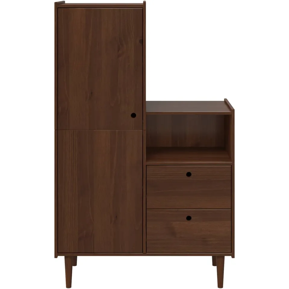 vidaXL Kast BILBAO Caramel 100 x 45 x 160 cm bruin, foto 4