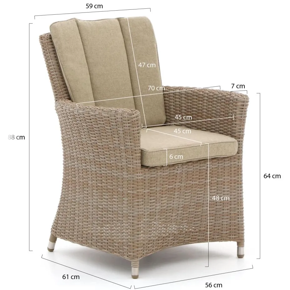 Intenso Furniture Intenso Adriano/ROUGH-X 320cm dining tuinset 9-delig Bruin
