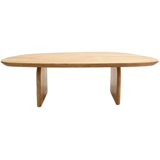 Giga Meubel Salontafel Floor - Organisch - Acaciahout - 135cm, foto 2