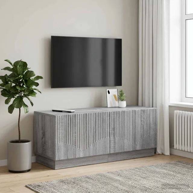 vidaXL Tv-meubel Grijs Sonoma Bewerkt hout