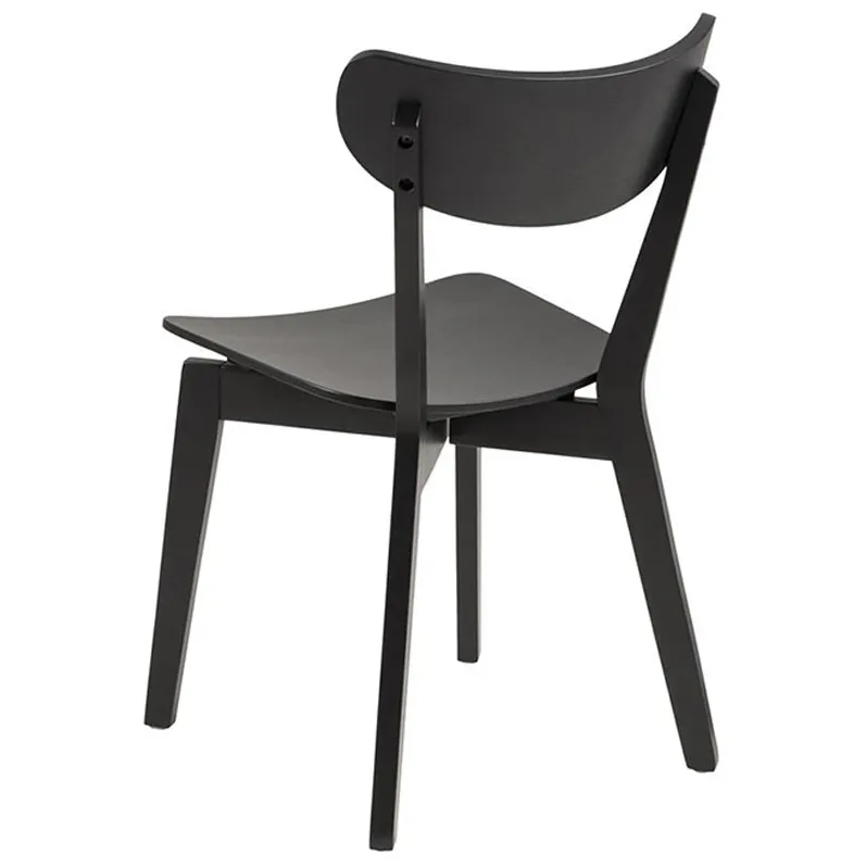 Lisomme Jade houten eetkamerstoel zwart, foto 3