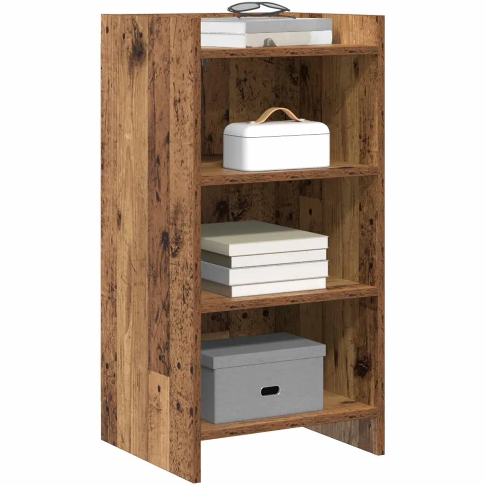 vidaXL Dressoir Oud hout 40 x 36 x 80 cm Bewerkt hout Bruin