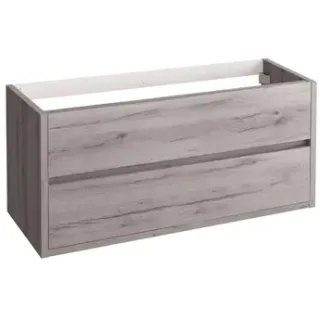 Allibert Wastafelonderkast Sense 120cm - Vintage Eik - Met 2 Lades - 120x55x46cm Hout eiken
