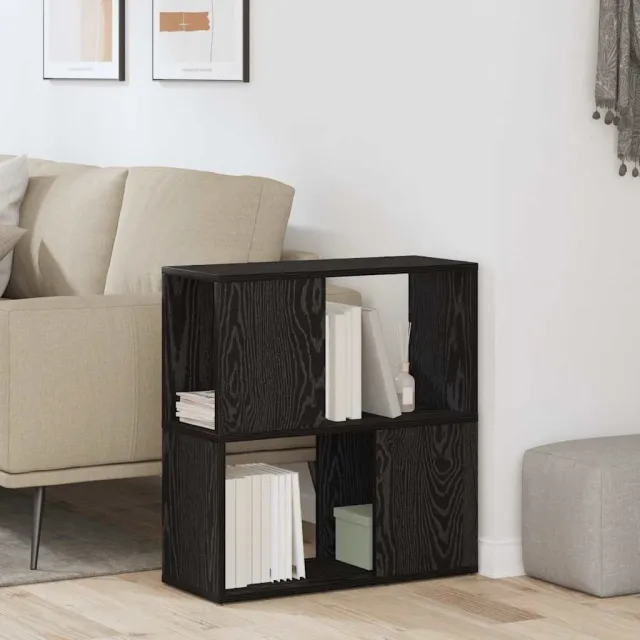 vidaXL Tv-meubelset 60 x 24 x 63 cm Zwart Bewerkt hout, foto 2