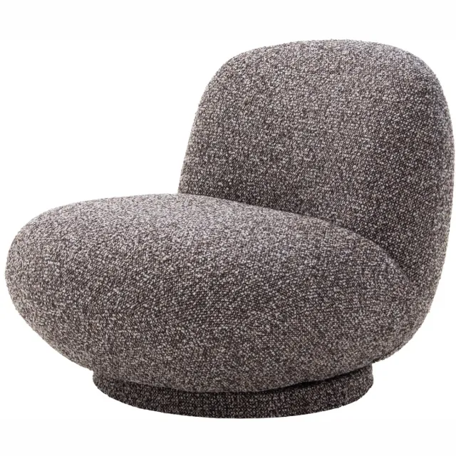DÉJA Living Fauteuil Léa - Stof/Metaal - Taupe