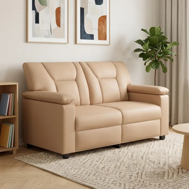 vidaXL Bank Cappuccino 151 x 85 x 93 cm Kunstleer Bruin