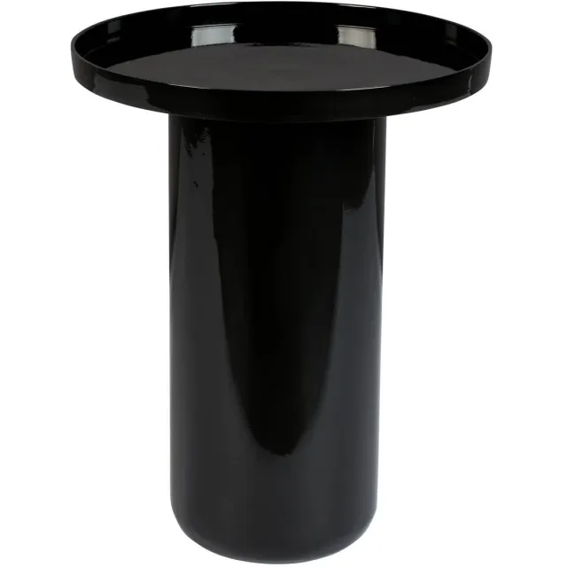 Zuiver Shiny Bomb bijzettafel zwart