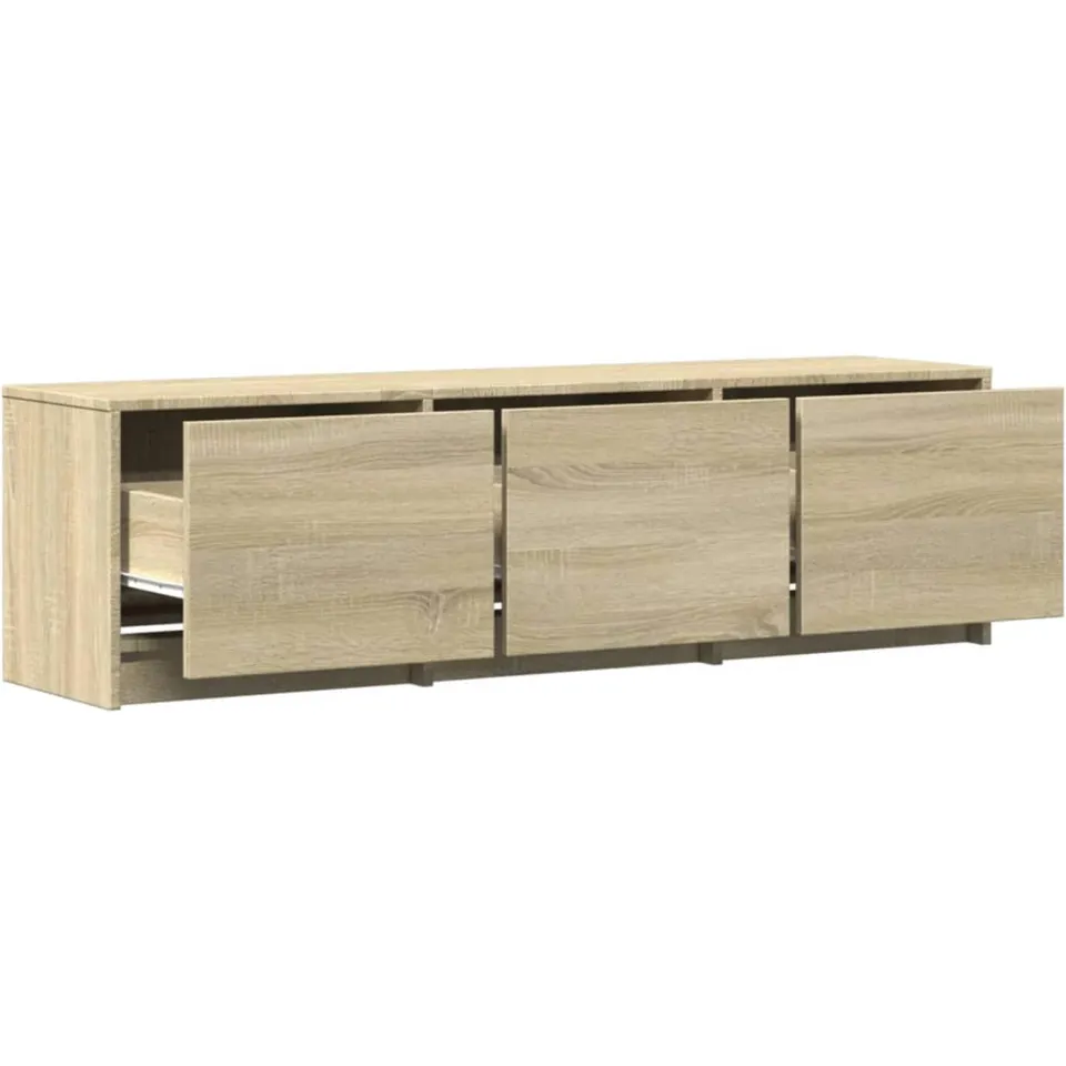 vidaXL TV-kast Sonoma Bewerkt hout tan, foto 4