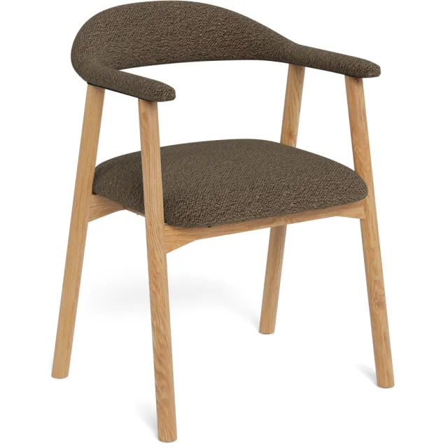 Wehkamp Home Alea eetkamerstoel taupe Grijs