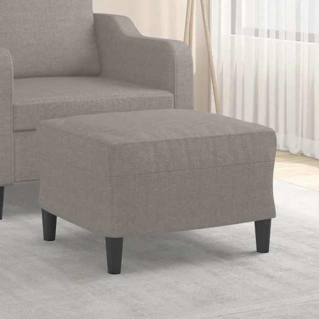 vidaXL Voetenbank 60x50x41 cm stof taupe, foto 2