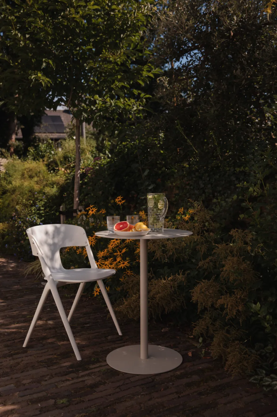 Zuiver Horizon tuinstoel wit, foto 5