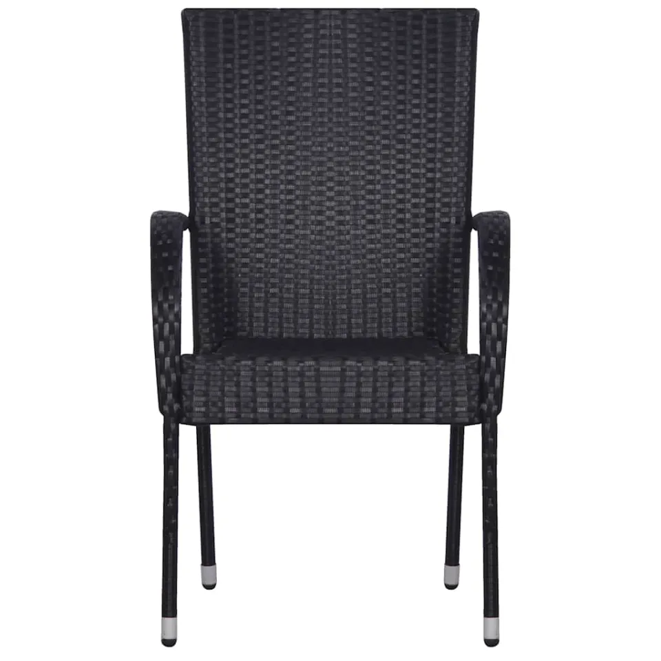 vidaXL 3-delige Tuinset zwart, foto 4