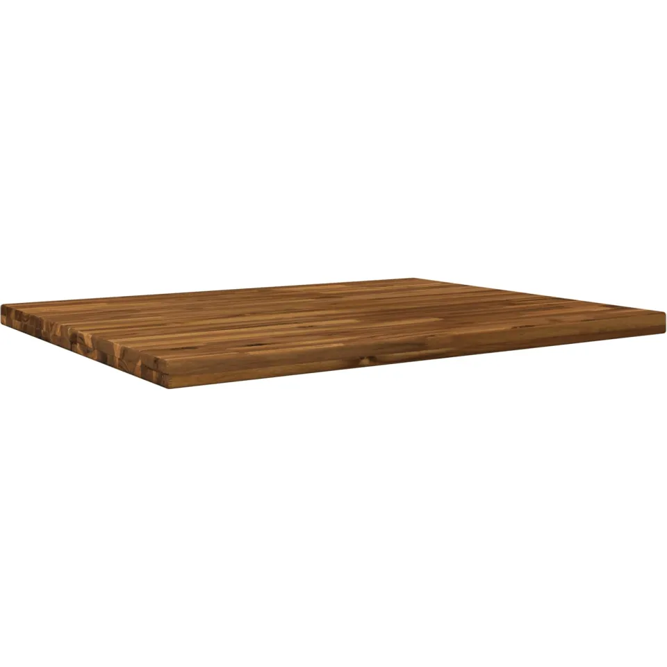 vidaXL Rechthoekig Tafelblad 100 x 70 x 3,2 cm Rechthoekig Bruin