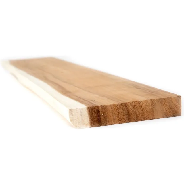 Tall Men Standing Boomstam wandplank 60 x 17 x 3 cm onbehandeld suarhout bruin