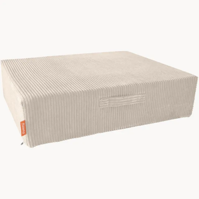 Funzy Kinderspringmatras Mila van corduroy beige