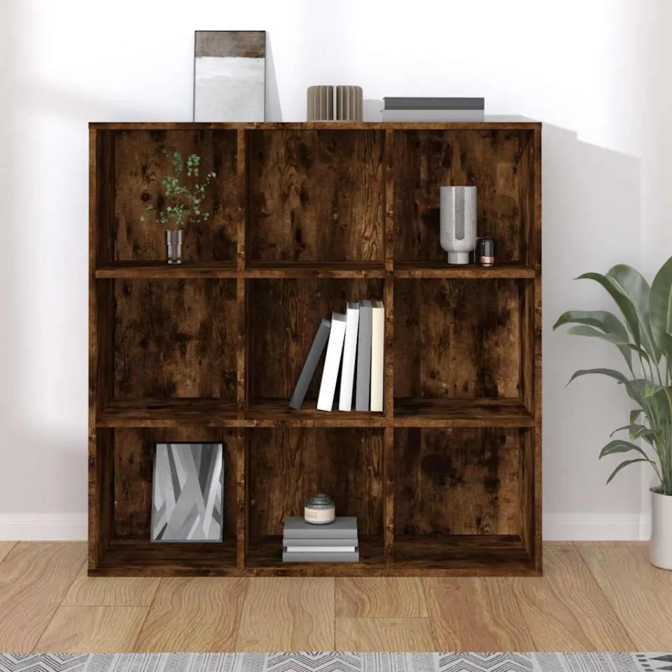 vidaXL Boekenkast 98x29x97,5 cm gerookt eikenkleurig, foto 2