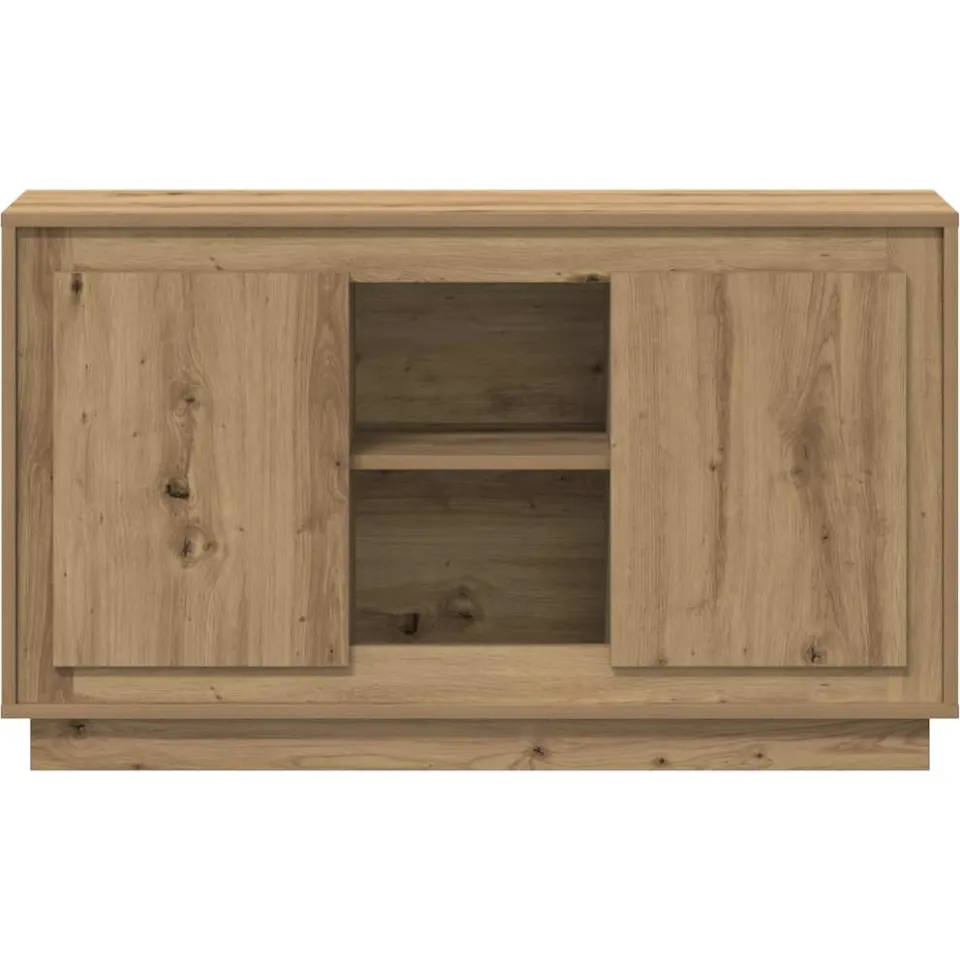 vidaXL Dressoir 102x35x60 cm bewerkt hout artisanaal eikenkleurig, foto 4