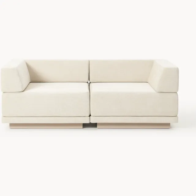 Westwing Collection Modulaire bank Colin (2-zits) beige