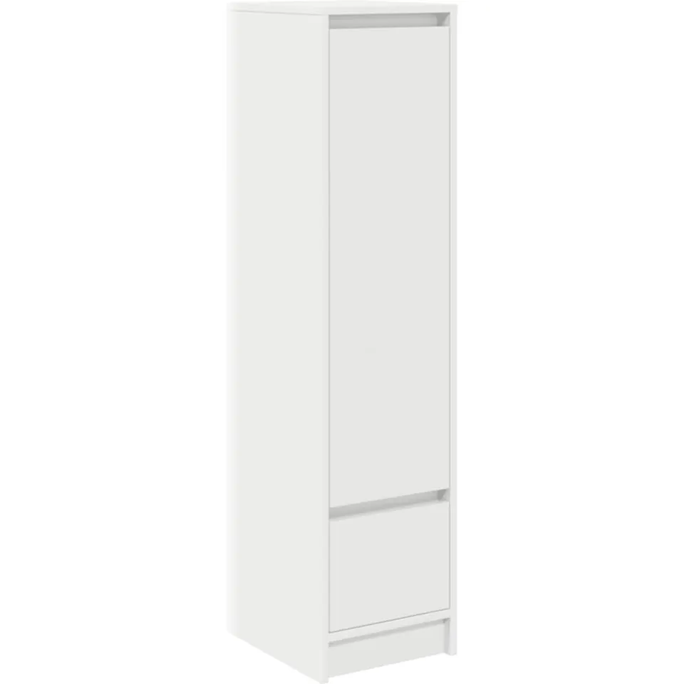 vidaXL Highboard 29,5x34x119,5 cm spaanplaat wit