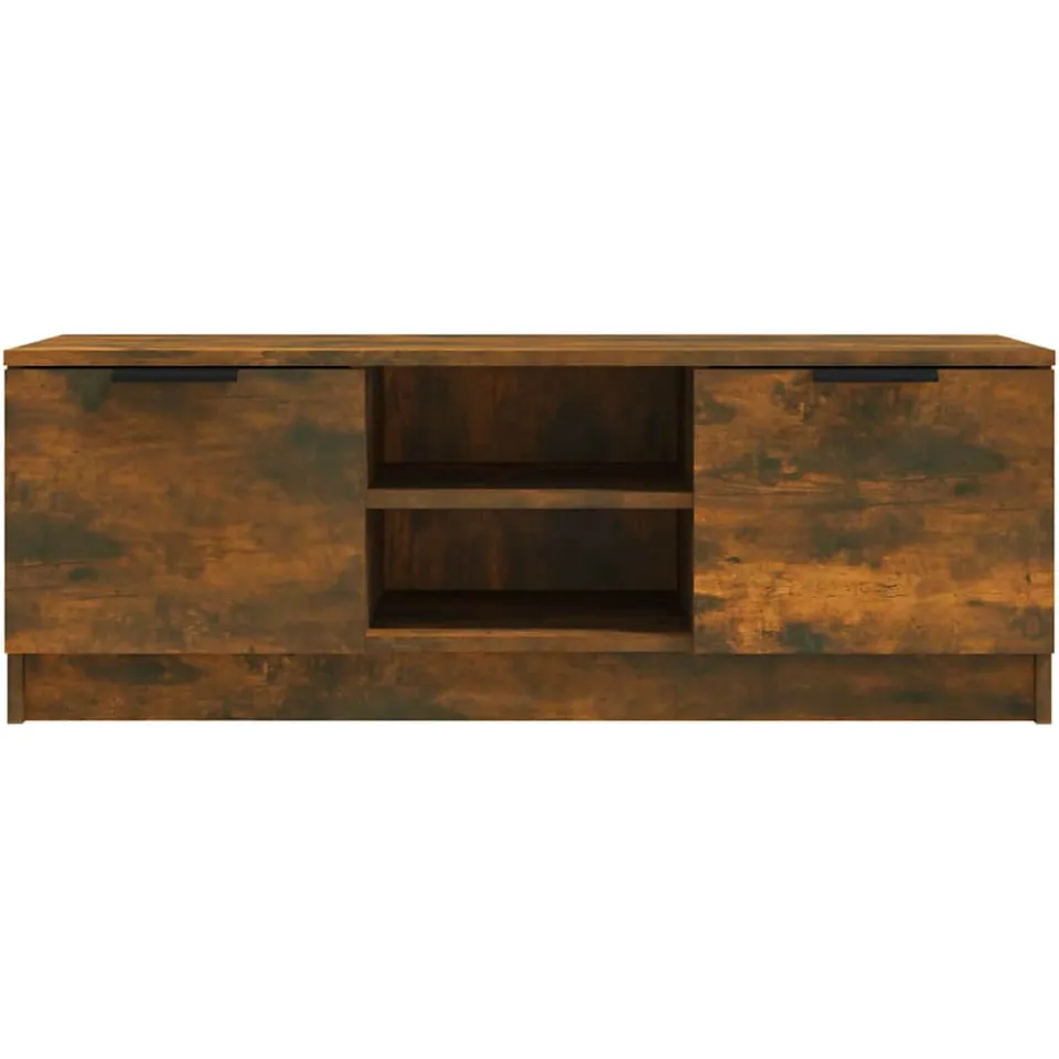 vidaXL Tv-meubel 102x35x36,5 cm bewerkt hout gerookt eikenkleurig, foto 4