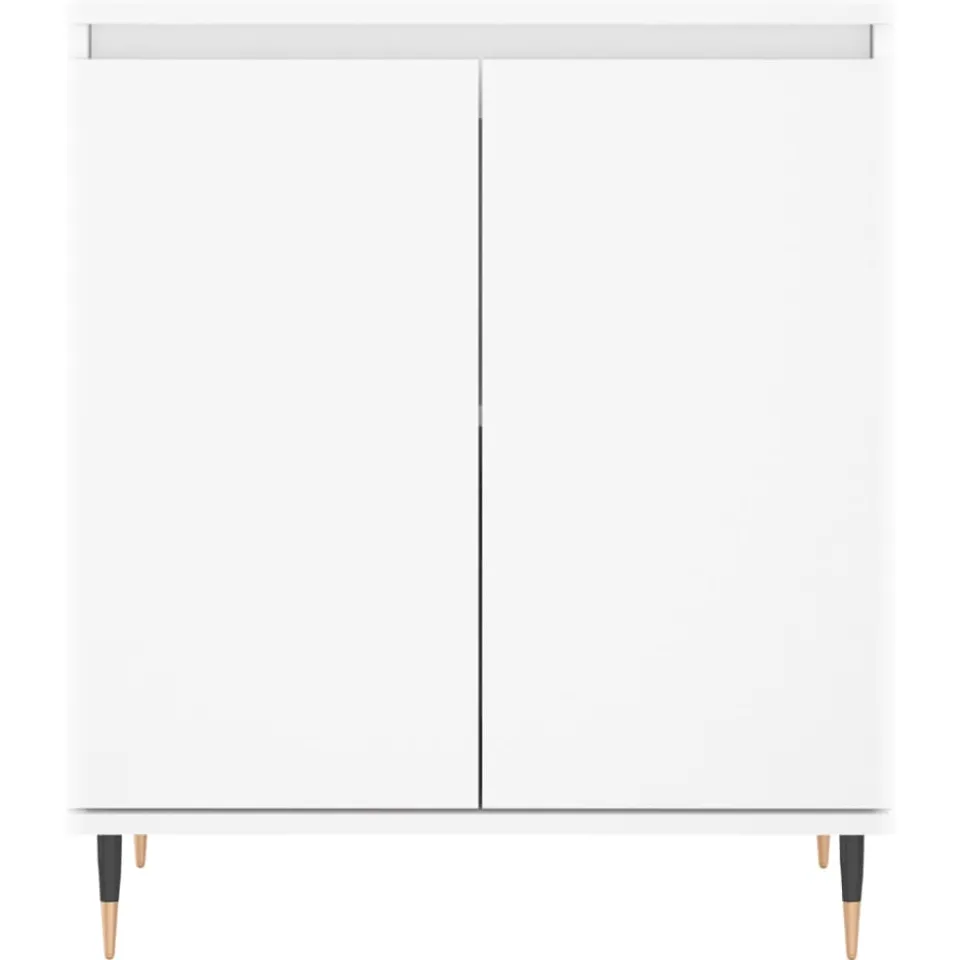 vidaXL Dressoir 60x35x70 cm bewerkt hout wit