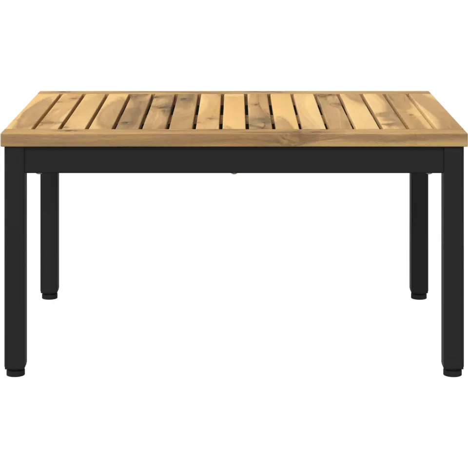 vidaXL Salontafel NAARDEN Whitewash en zwart 49 x 68,5 x 36 cm Bruin