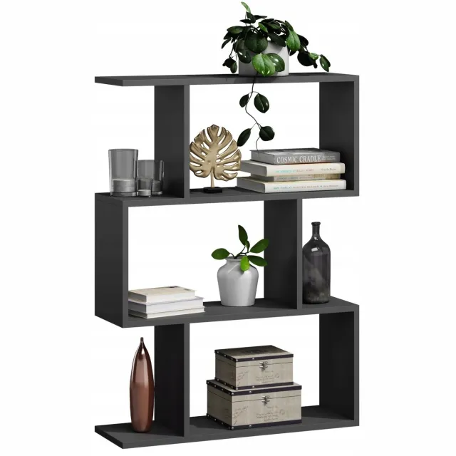Per La Vita Bask 3 - Boekenkast - Zwart - Vrijstaand