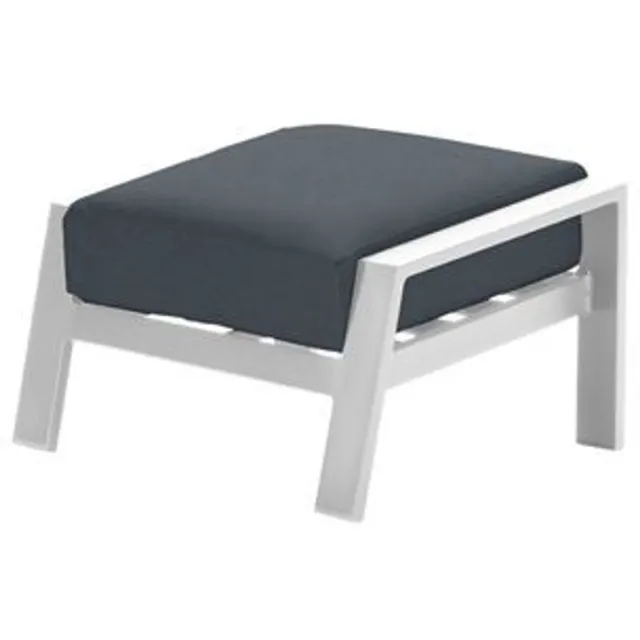 Garden Impressions Lincoln voetenbank - aluminium - mat wit
