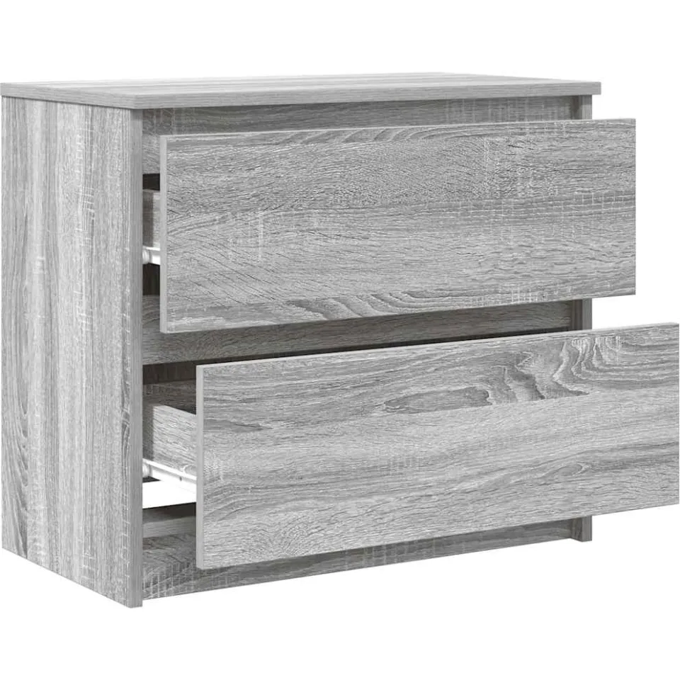 vidaXL Tv-meubel 60x35x54 cm bewerkt hout grijs sonoma eikenkleurig, foto 4