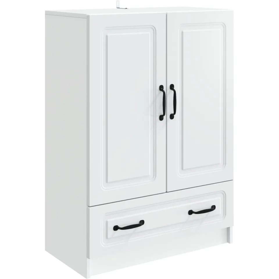 vidaXL Dressoir Wit 66 x 34,5 x 92 cm Bewerkt hout