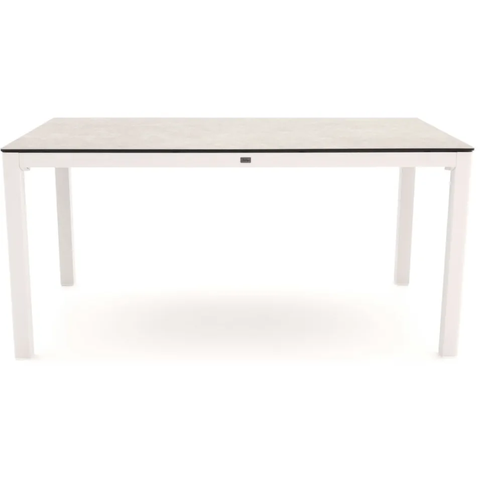Bellagio tuinmeubelen Bellagio La Fonte dining tuintafel 160x90cm wit, foto 4