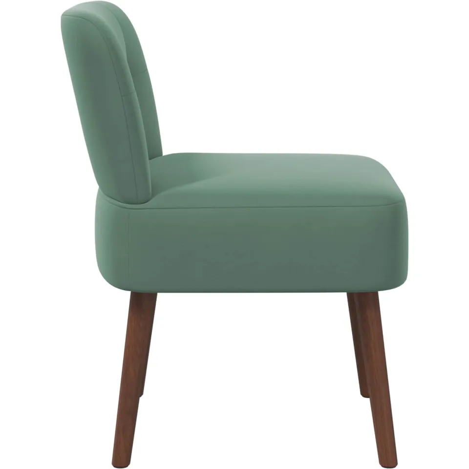 vidaXL Slipper Stoel Zeegroen fluweel groen, foto 4
