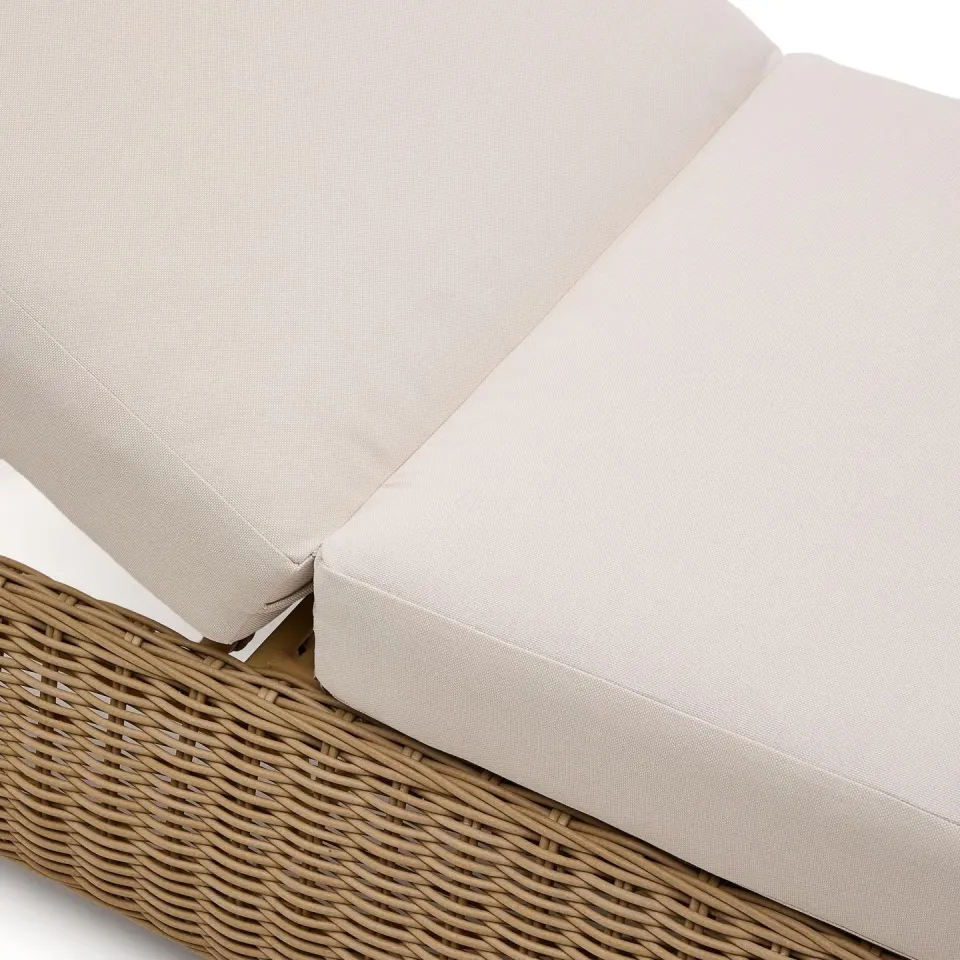 Kave Home Meria ligbed rattan naturel, foto 8