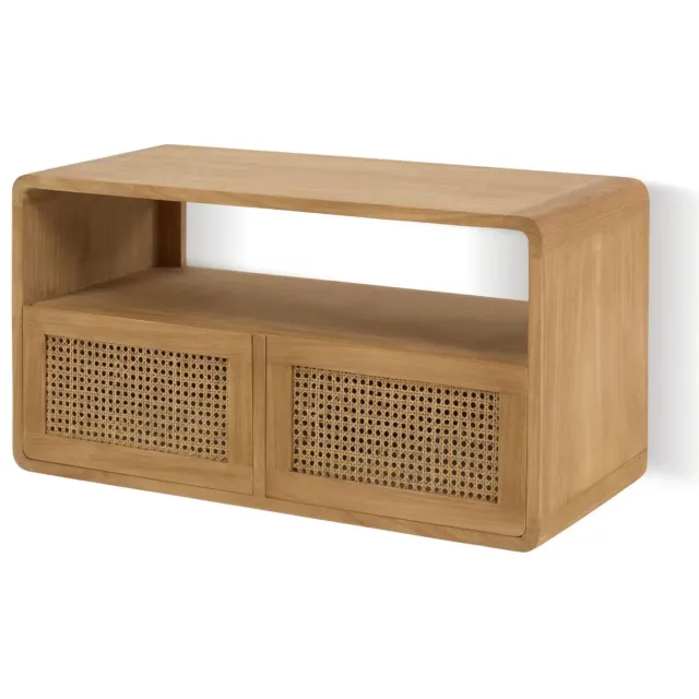 Kave Home Sabiela badkamermeubel teak naturel