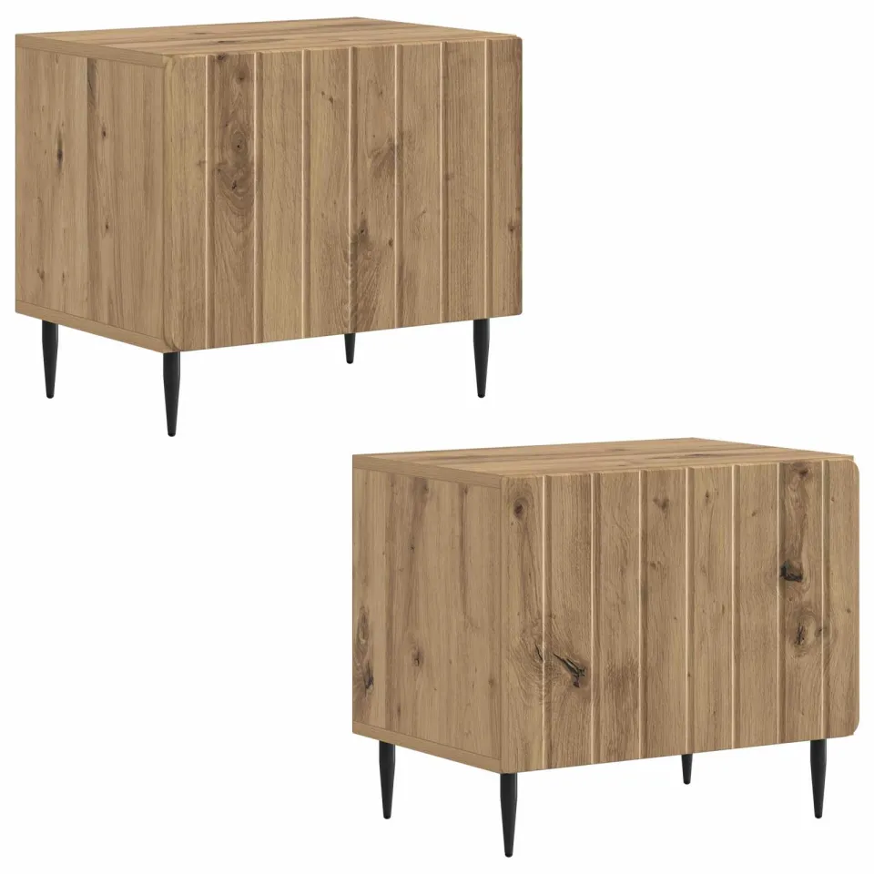 vidaXL Tv-meubel Artisanaal eiken Bewerkt hout, foto 4