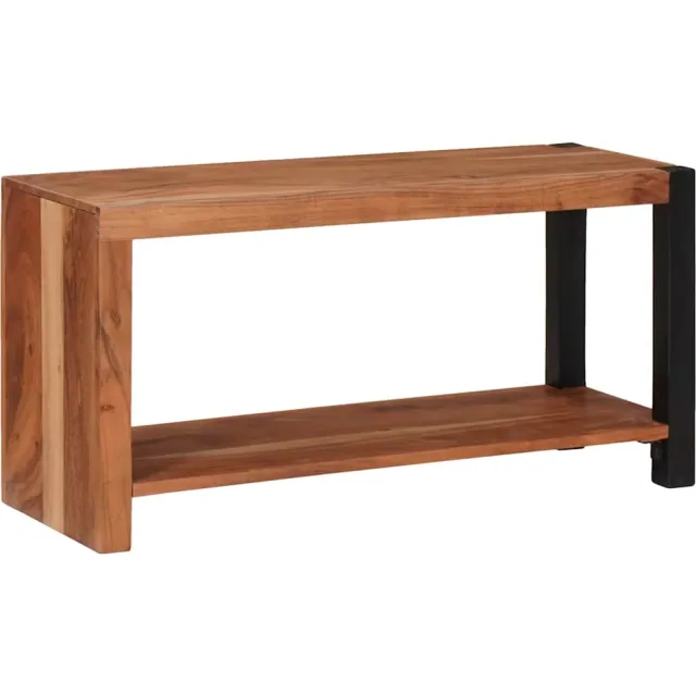 vidaXL Boekenkast Bruin 80 x 30 x 40 cm Massief Acaciahout
