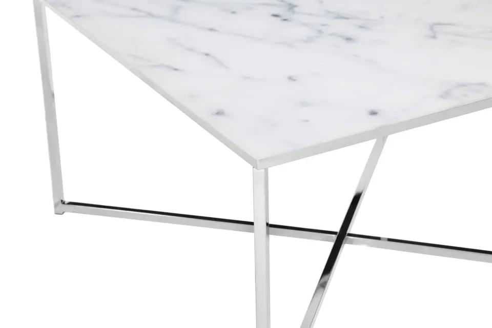 Salontafel Nuray wit-chroom, foto 4