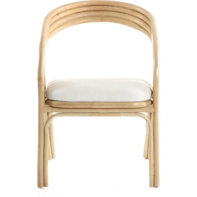 Canal Living Eetkamerstoel Brunch naturel - 66 x 66 x 75 cm - Rotan - Kamerstoel Houtkleur
