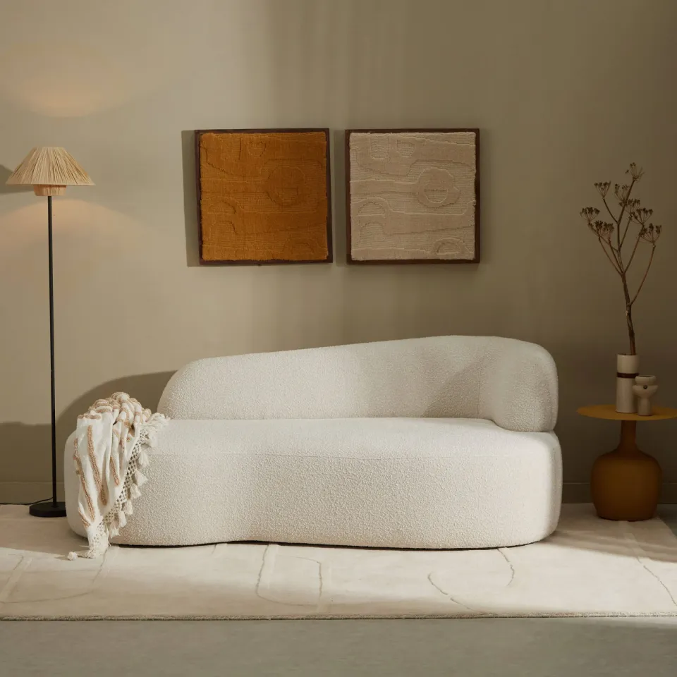 NOUS Living Antibes 2-zitsbank crème, foto 4